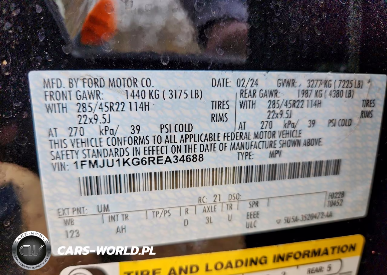 2024 Ford Expedition Limited VIN:1FMJU1KG6REA34688 - 13
