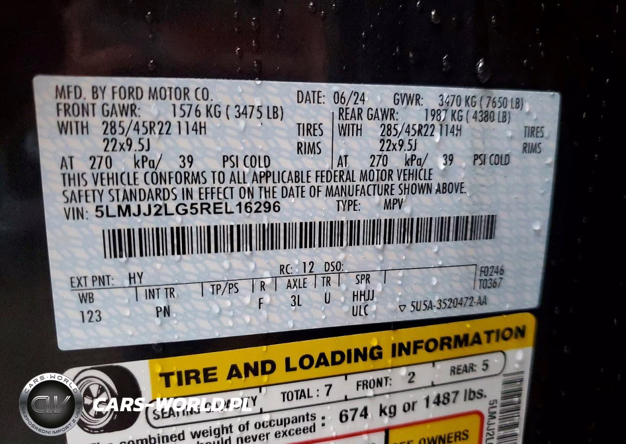 2024 Lincoln Navigator Reserve VIN:5LMJJ2LG5REL16296 - 13