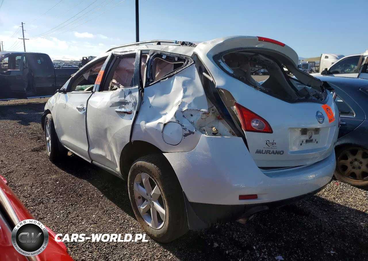 2009 Nissan Murano S VIN:JN8AZ18W29W135536 - 2