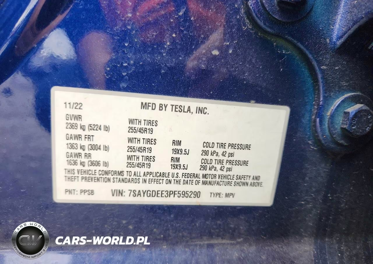 2023 Tesla Model Y VIN:7SAYGDEE3PF595290 - 14