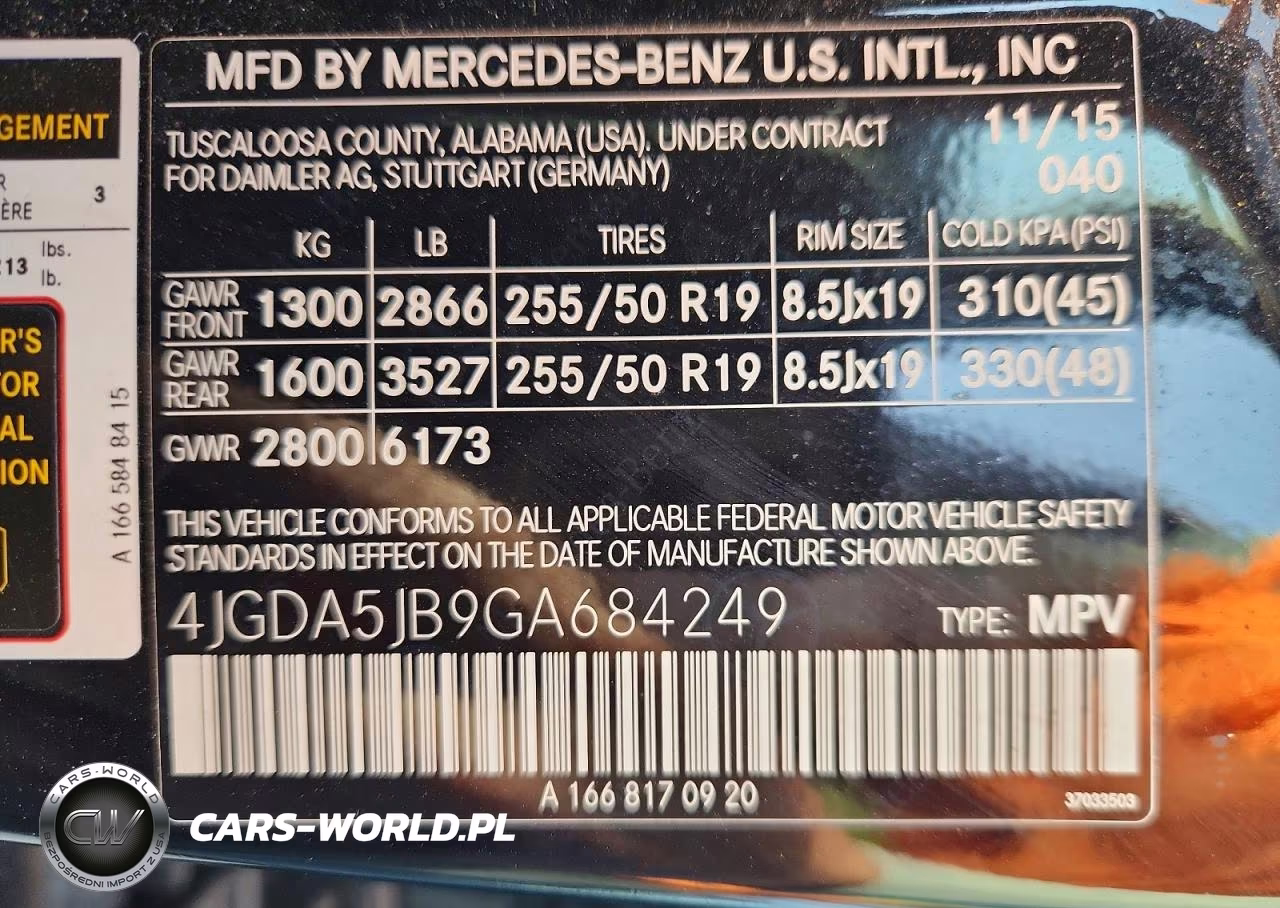 2016 Mercedes-Benz Gle 350 VIN:4JGDA5JB9GA684249 - 13