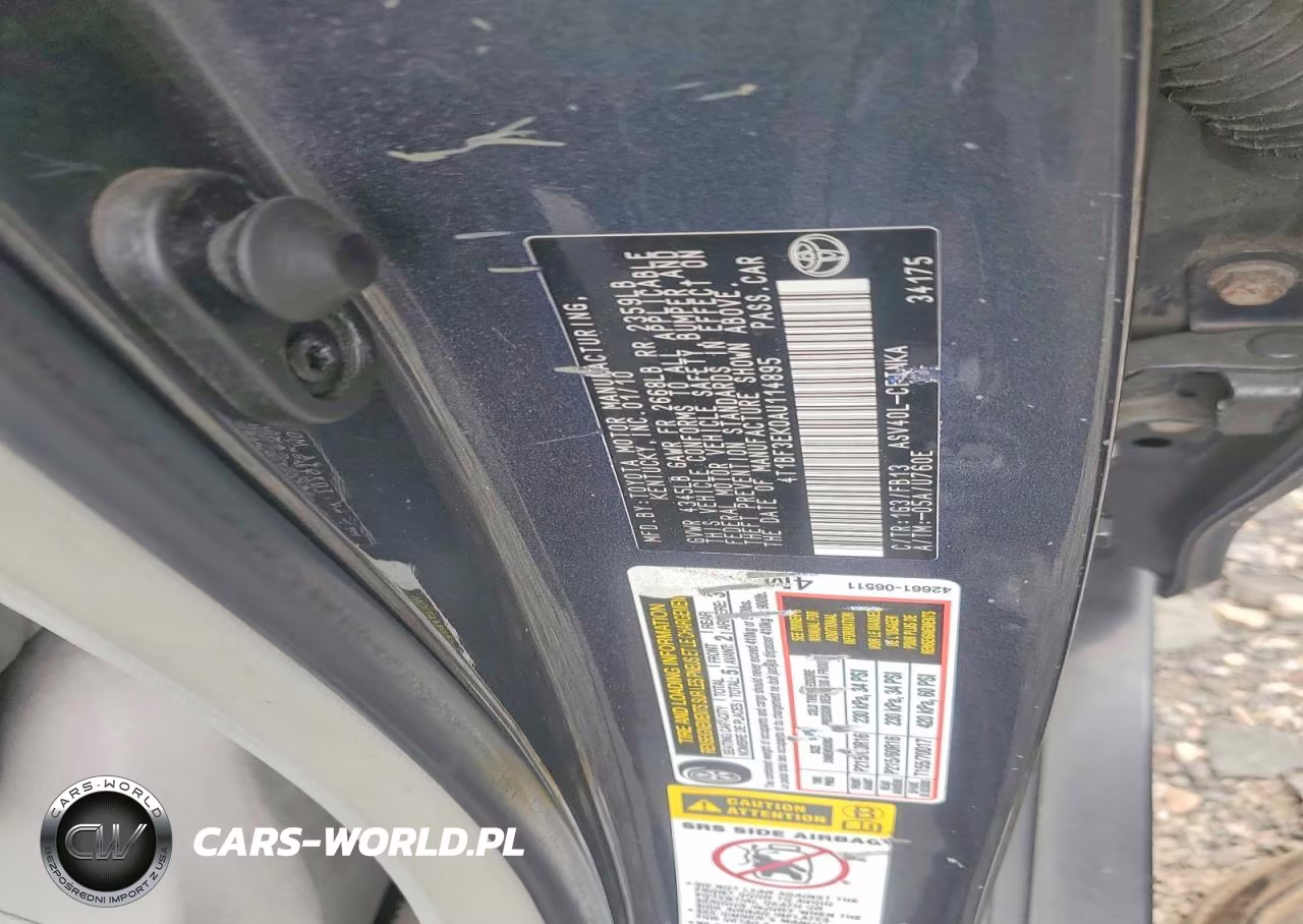 2010 Toyota Camry Le VIN:4T1BF3EK0AU114895 - 12