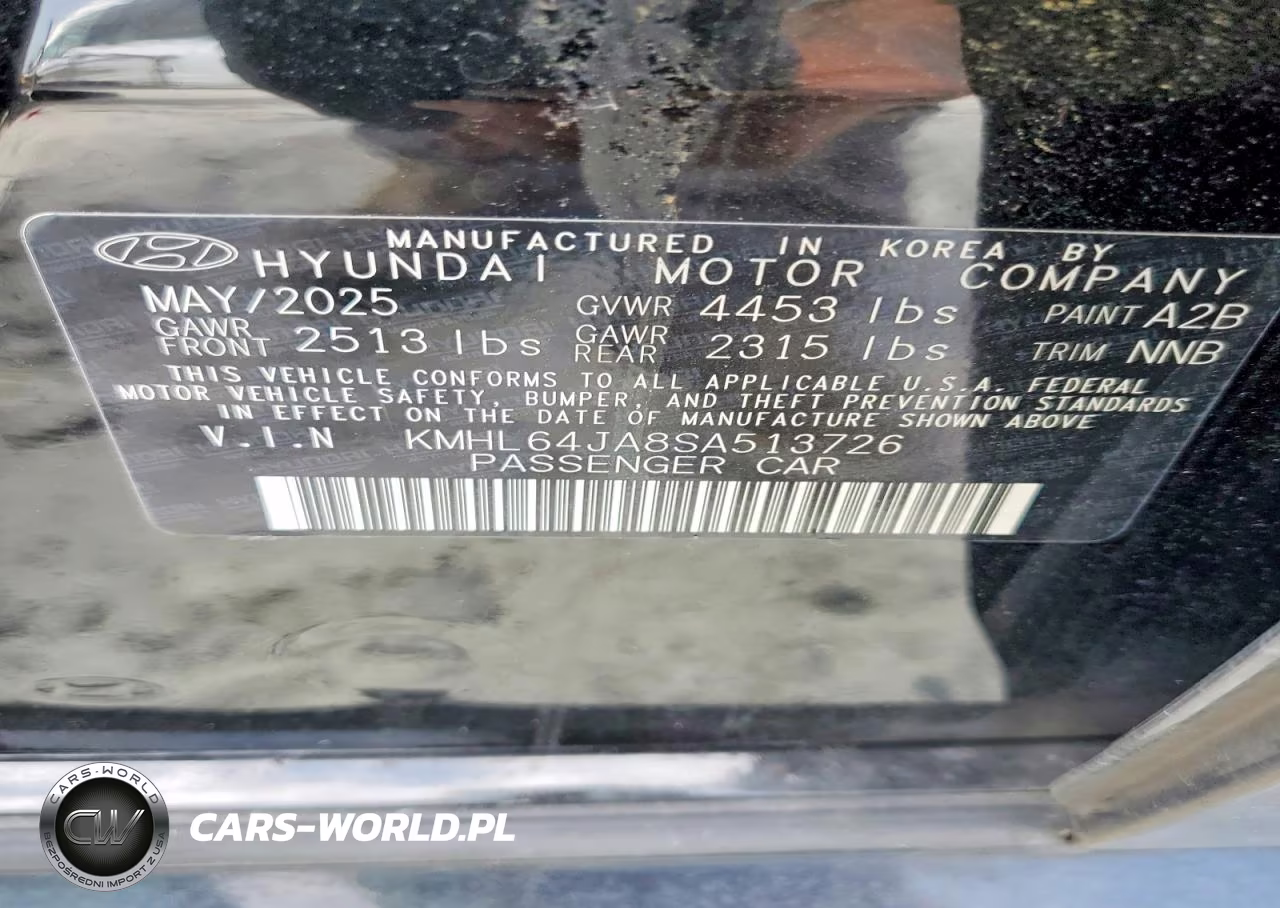 2025 Hyundai Sonata Sel VIN:KMHL64JA8SA513726 - 12