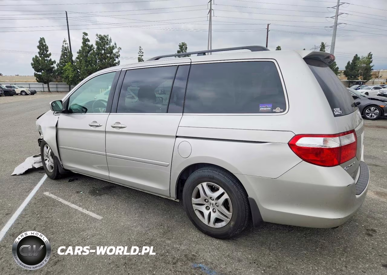 2007 Honda Odyssey Exl VIN:5FNRL38737B455602 - 2