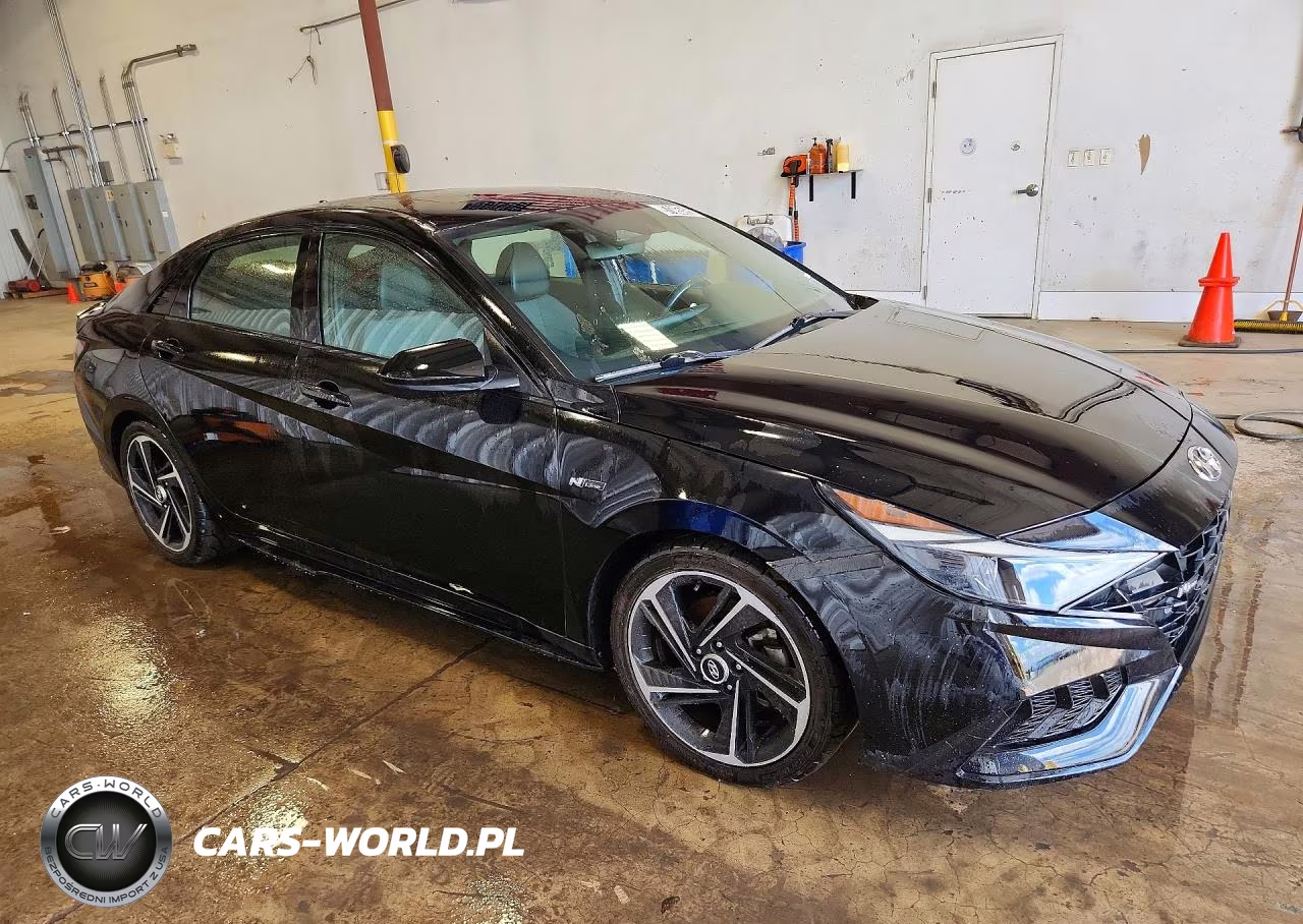2021 Hyundai Elantra N Line VIN:KMHLR4AF4MU153200 - 4