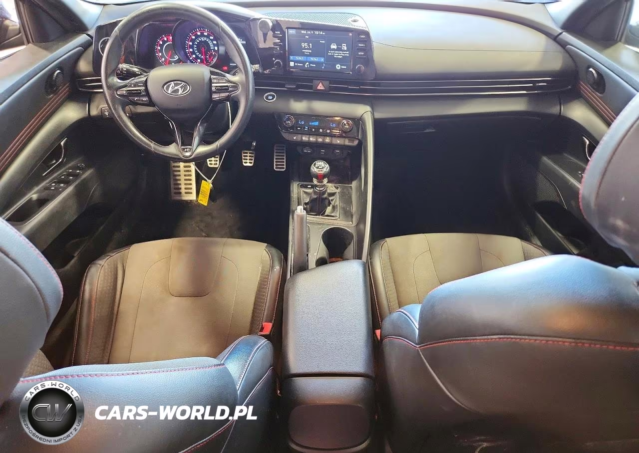 2021 Hyundai Elantra N Line VIN:KMHLR4AF4MU153200 - 8