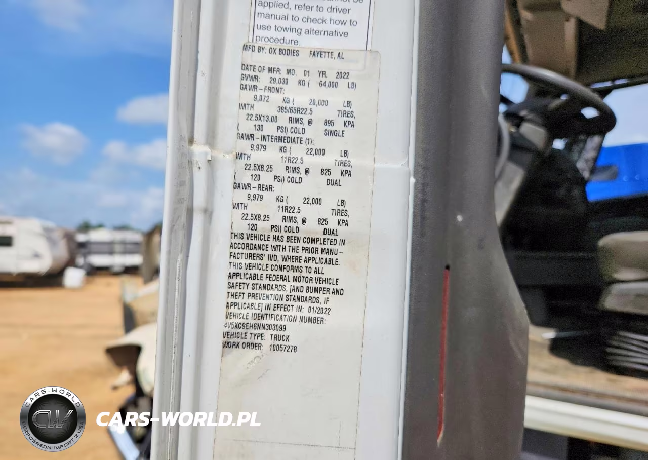2022 Volvo Vhd Dump Truck VIN:4V5KC9EH6NN303099 - 12