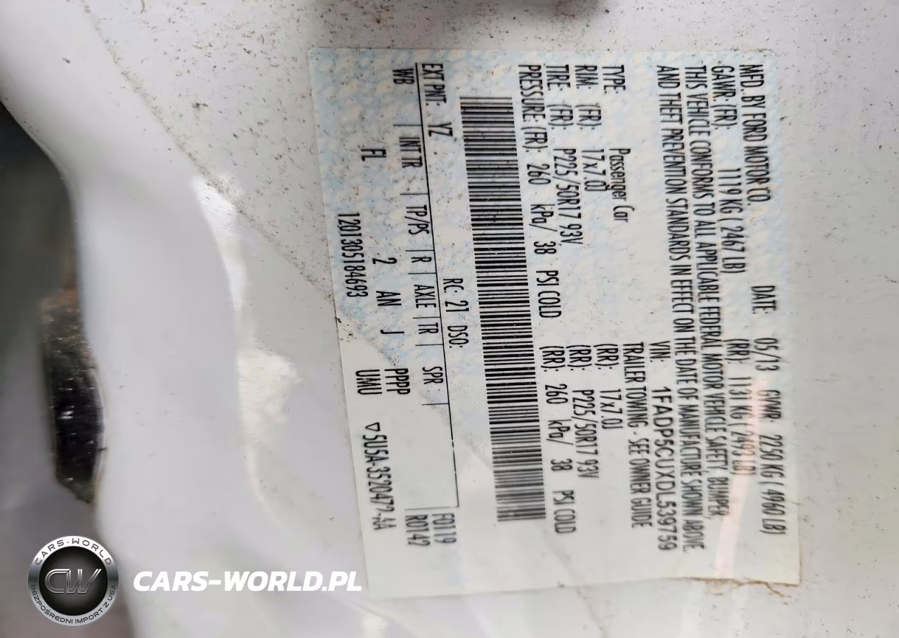 2013 Ford C-Max VIN:1FADP5CUXDL539759 - 10