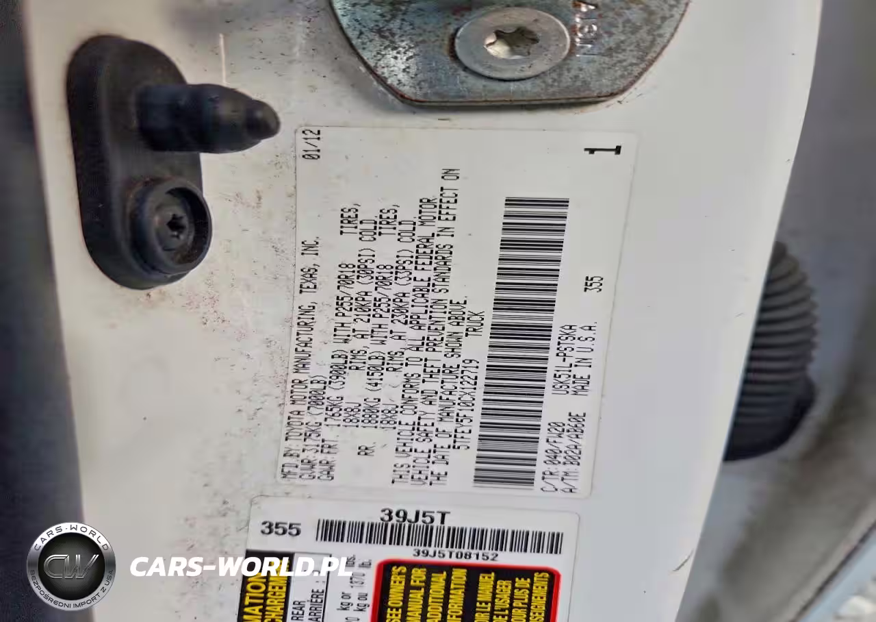 2012 Toyota Tundra Crewmax Sr5 VIN:5TFEY5F10CX122719 - 12