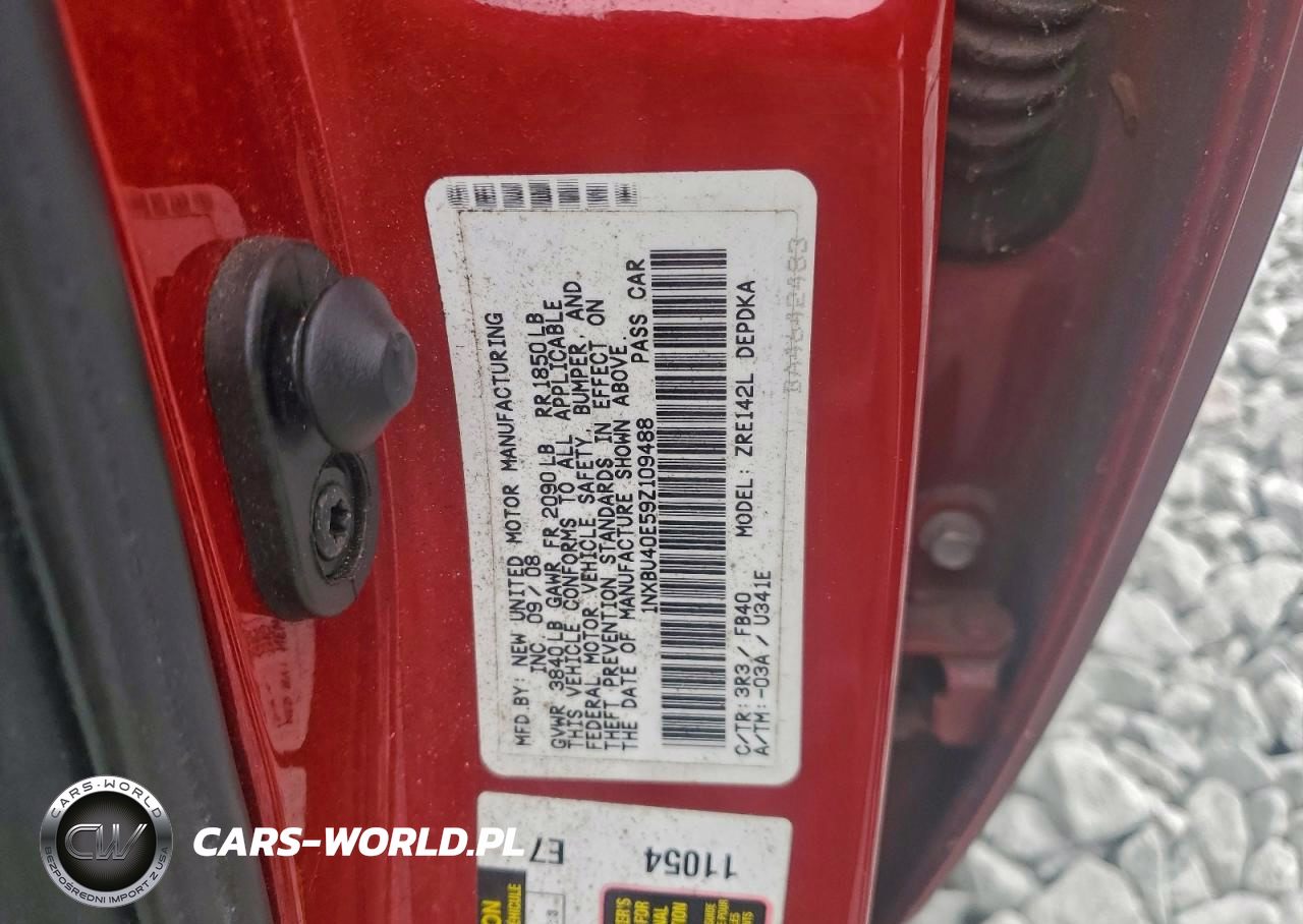2009 Toyota Corolla Base VIN:1NXBU40E59Z109488 - 12