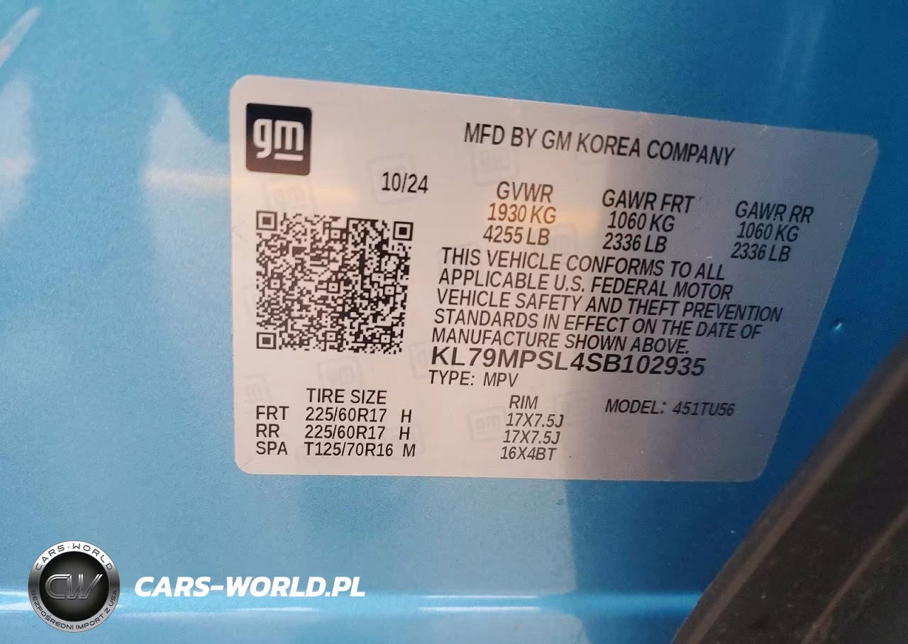 2025 Chevrolet Trailblazer Lt VIN:KL79MPSL4SB102935 - 14