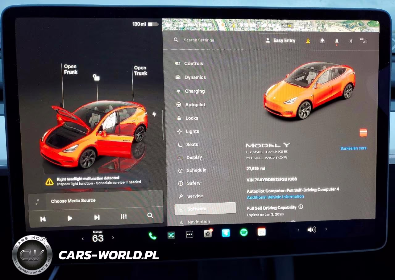 2025 Tesla Model Y VIN:7SAYGDEE1SF287088 - 9