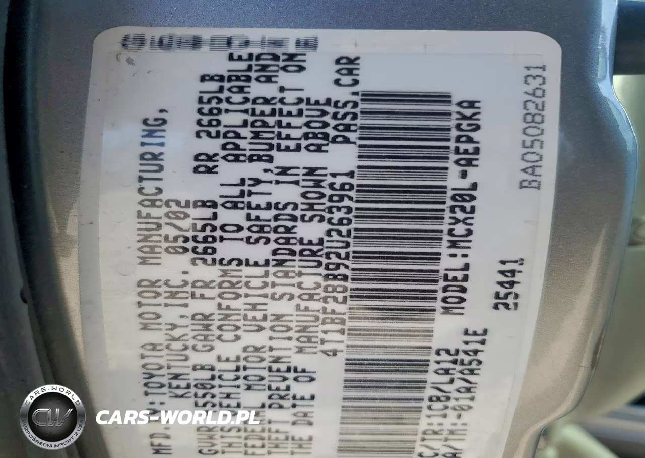 2002 Toyota Avalon Xl VIN:4T1BF28B92U263961 - 12