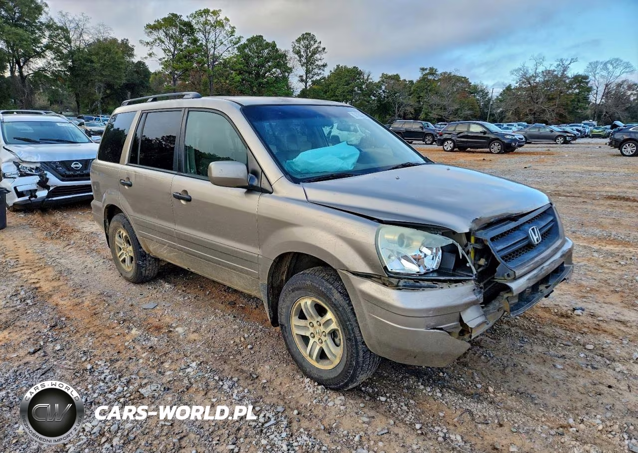 2004 Honda Pilot Exl VIN:2HKYF18534H605887 - 4