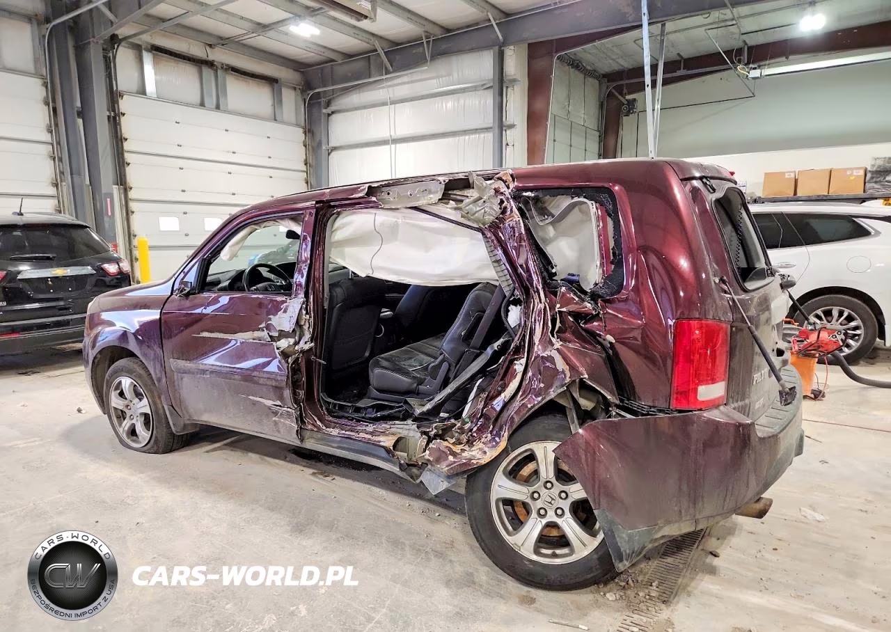 2015 Honda Pilot Exl VIN:5FNYF4H55FB025981 - 2
