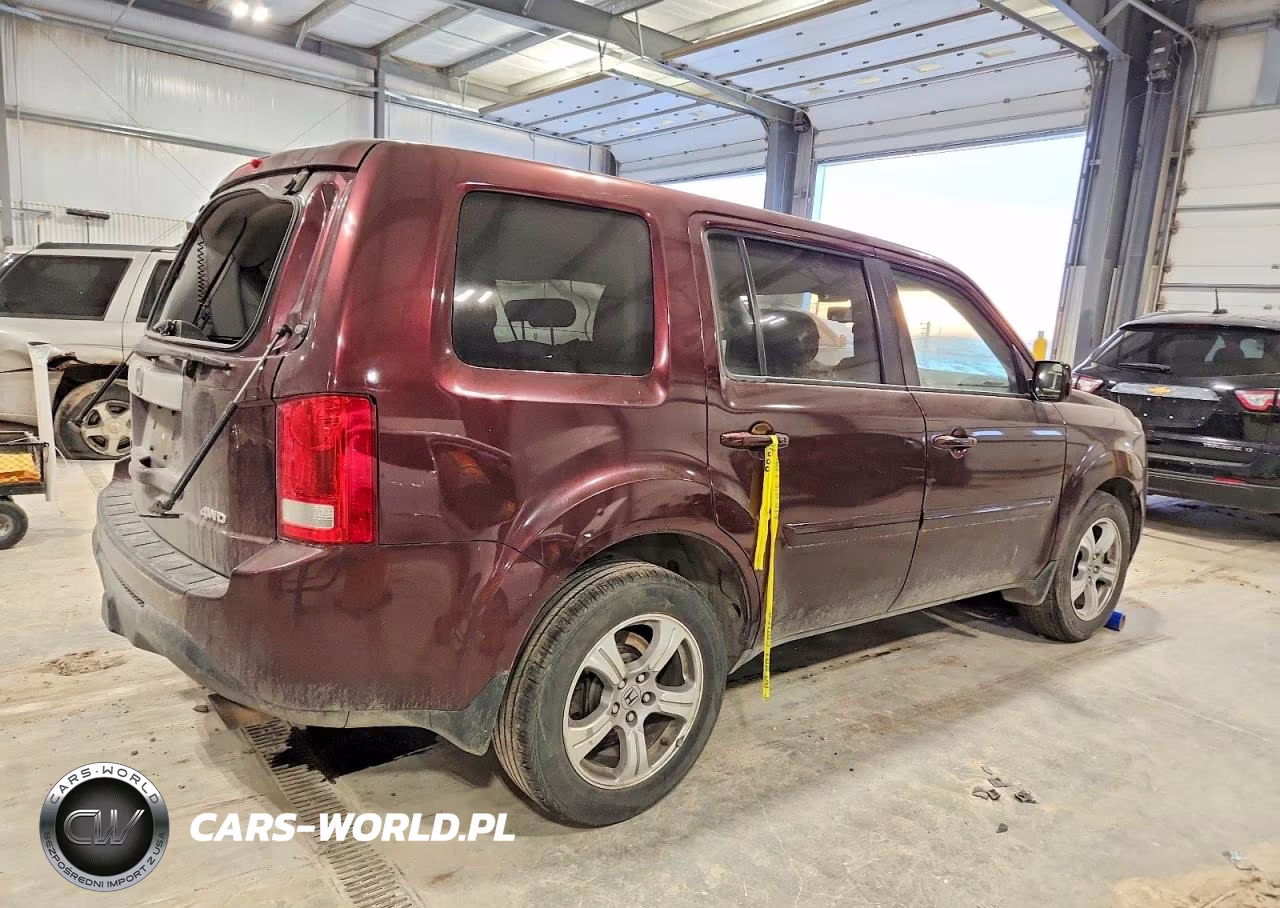 2015 Honda Pilot Exl VIN:5FNYF4H55FB025981 - 3