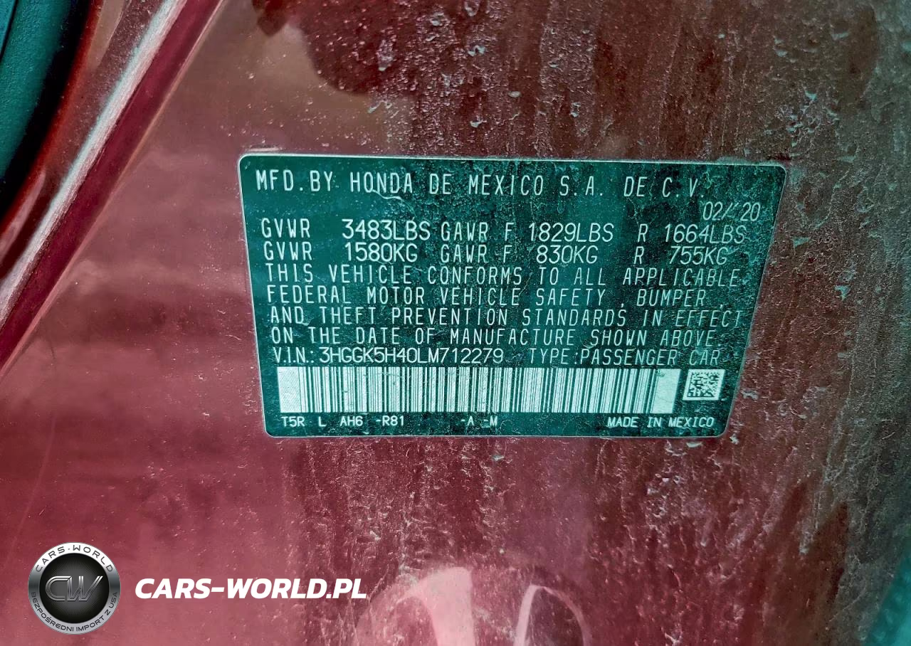 2020 Honda Fit Lx VIN:3HGGK5H40LM712279 - 12