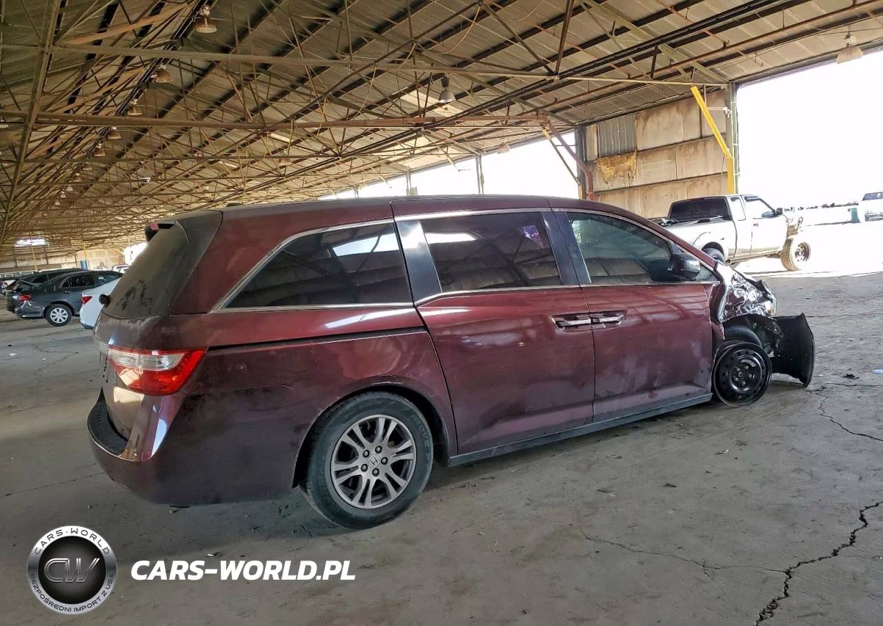 2012 Honda Odyssey Exl VIN:5FNRL5H66CB044143 - 3