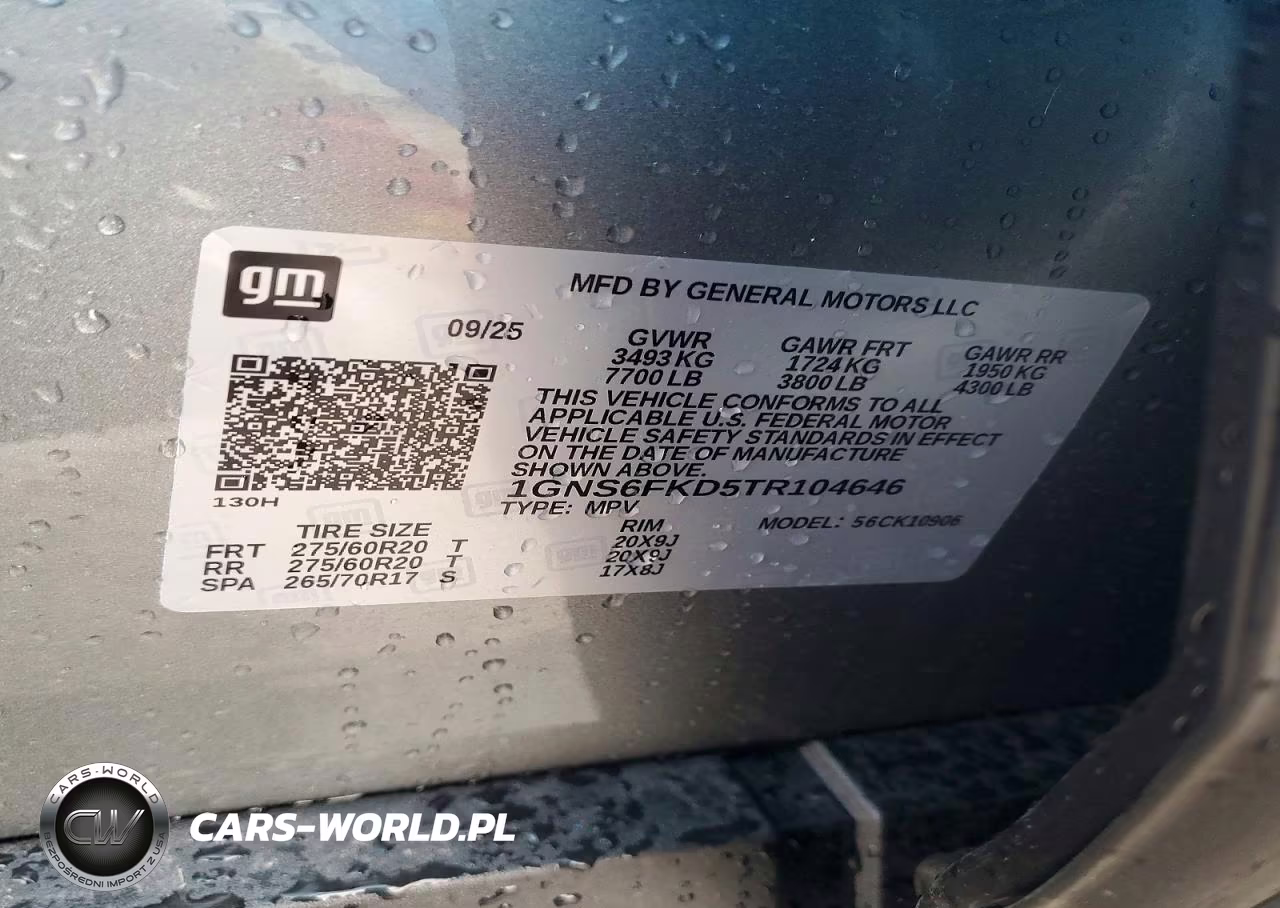 2026 Chevrolet Suburban Premier, 4Wd VIN:1GNS6FKD5TR104646 - 14