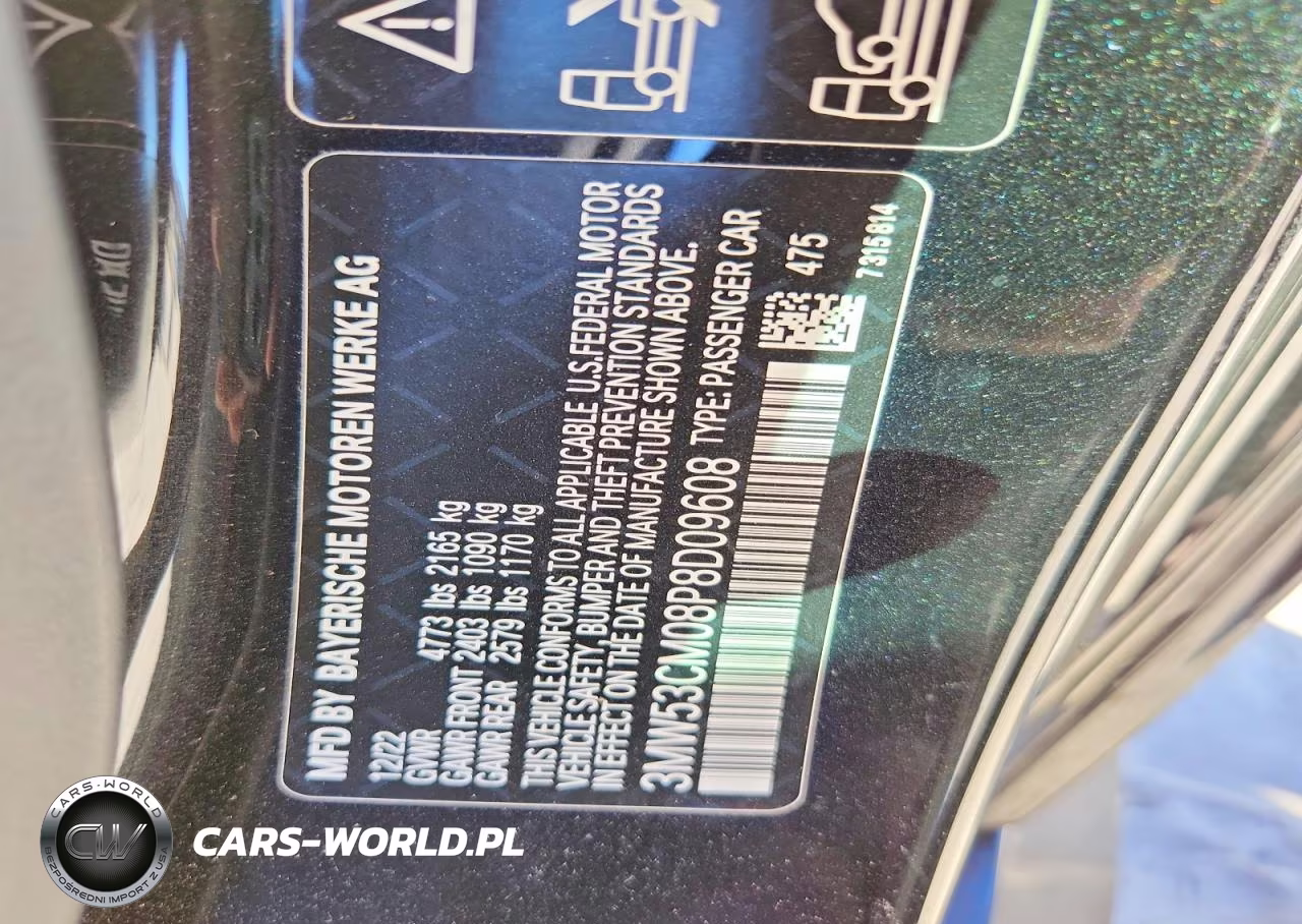 2023 BMW M240Xi VIN:3MW53CM08P8D09608 - 13