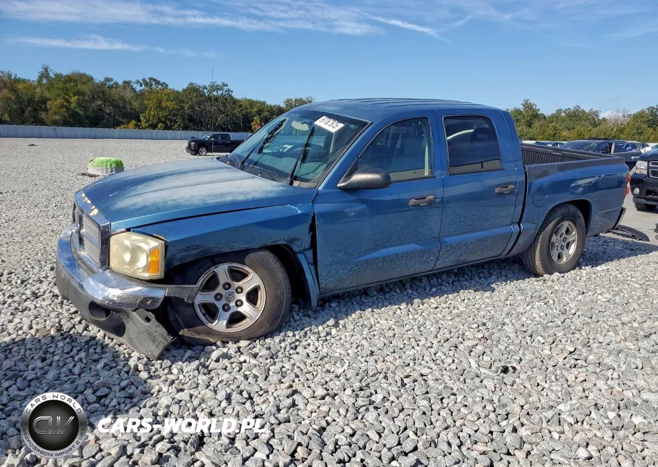 2005 Dodge Dakota Quad Slt VIN:1D7HE48K55S330428 - 1