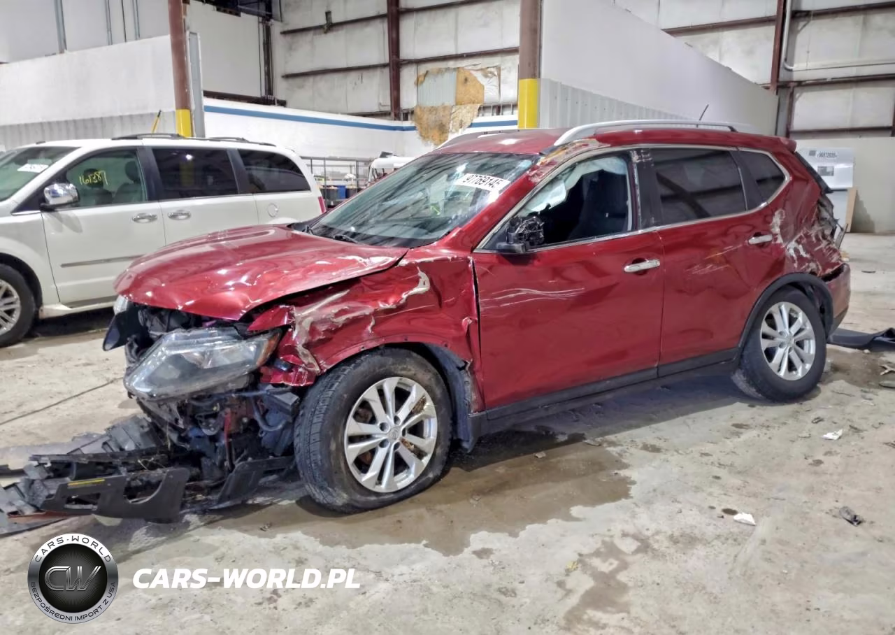 2015 Nissan Rogue Sv VIN:KNMAT2MV4FP588417 - 1