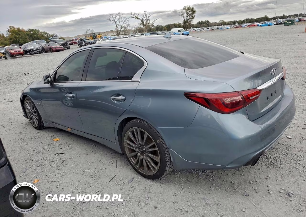 2018 Infiniti Q50 Red Sport 400 VIN:JN1FV7AP7JM460060 - 2