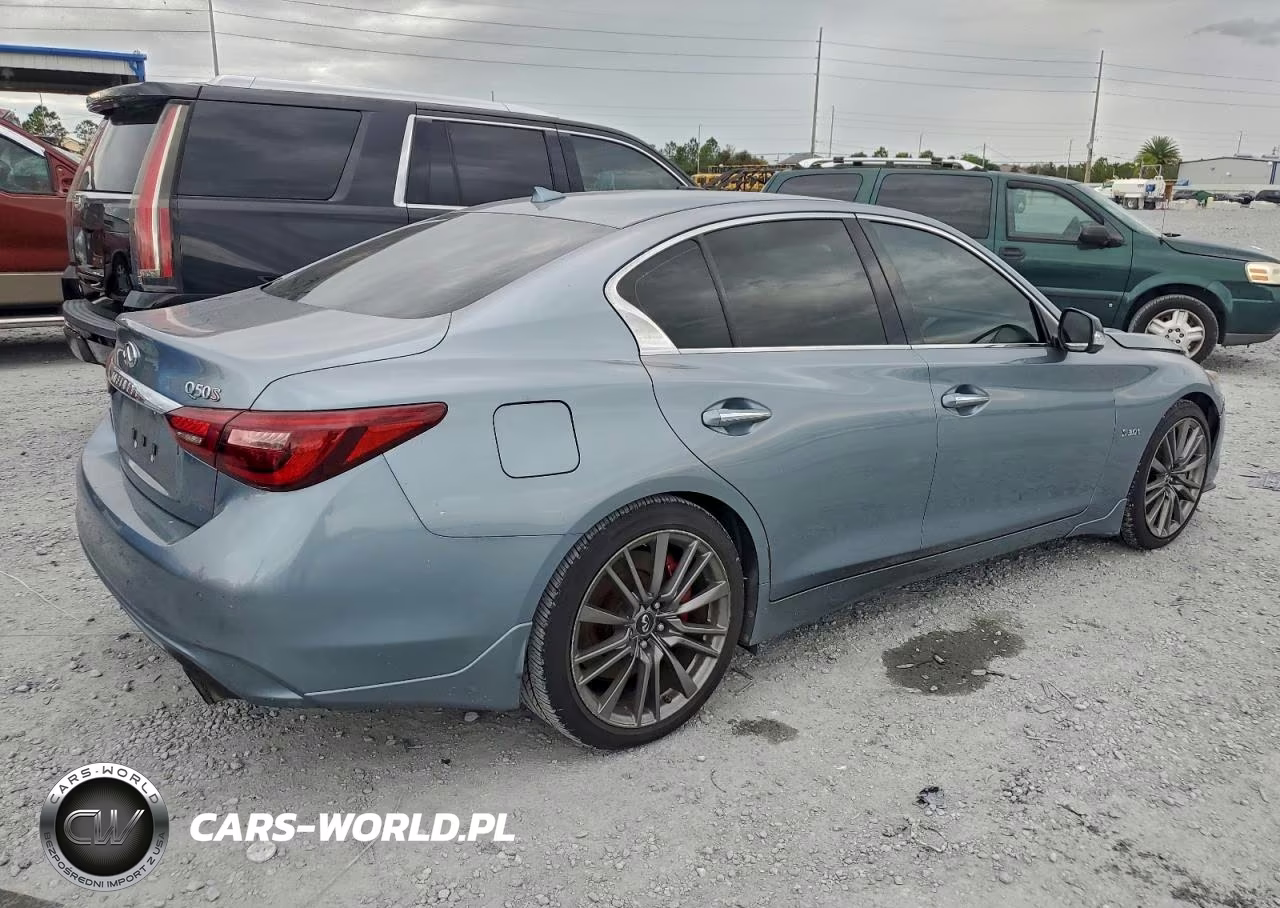 2018 Infiniti Q50 Red Sport 400 VIN:JN1FV7AP7JM460060 - 3