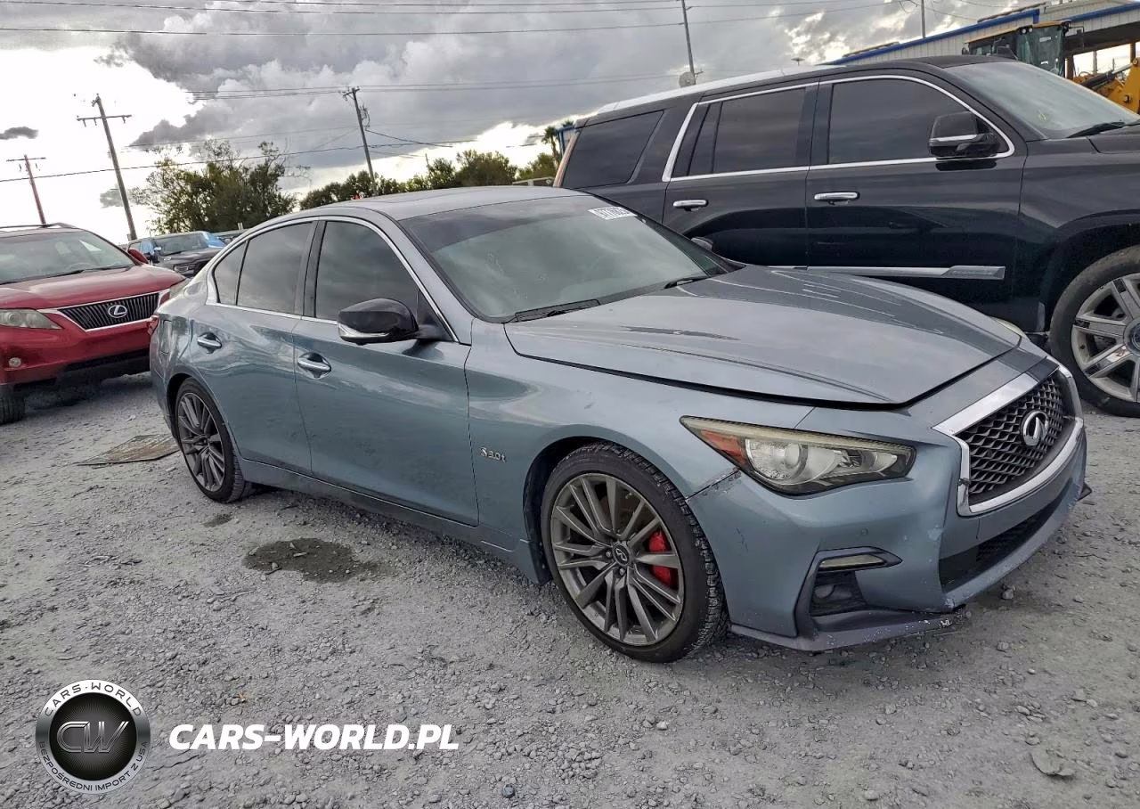 2018 Infiniti Q50 Red Sport 400 VIN:JN1FV7AP7JM460060 - 4