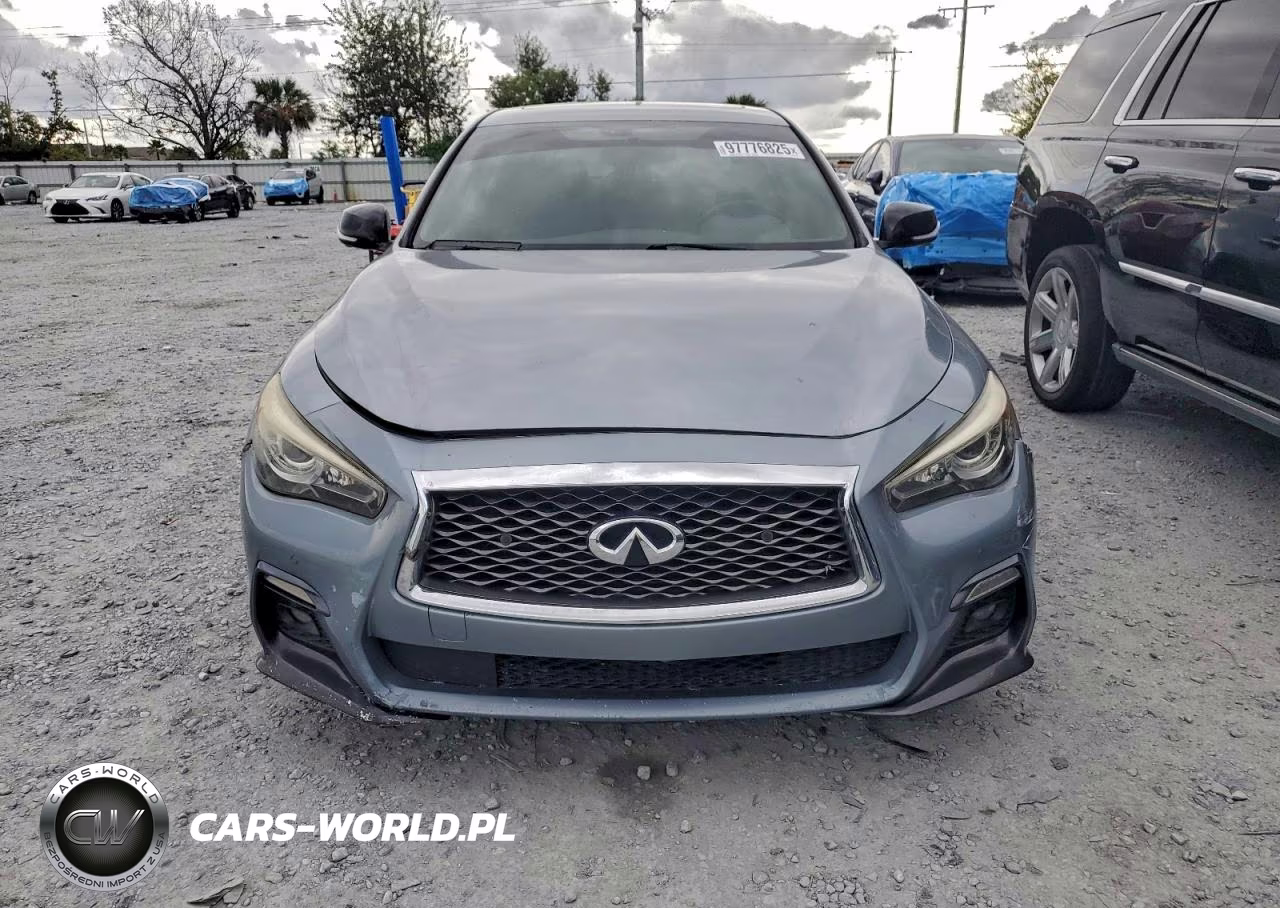 2018 Infiniti Q50 Red Sport 400 VIN:JN1FV7AP7JM460060 - 5