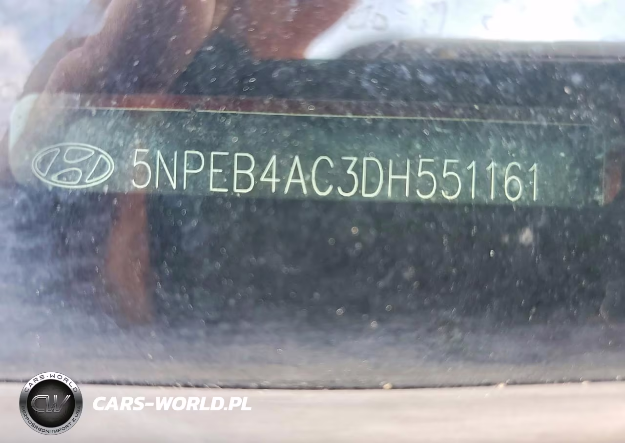 2013 Hyundai Sonata Gls VIN:5NPEB4AC3DH551161 - 12