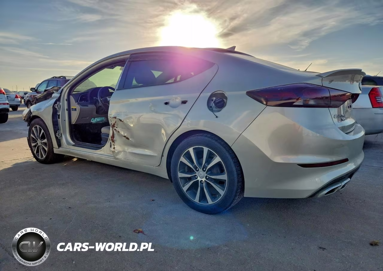 2017 Hyundai Elantra Se VIN:KMHD74LF2HU071446 - 2