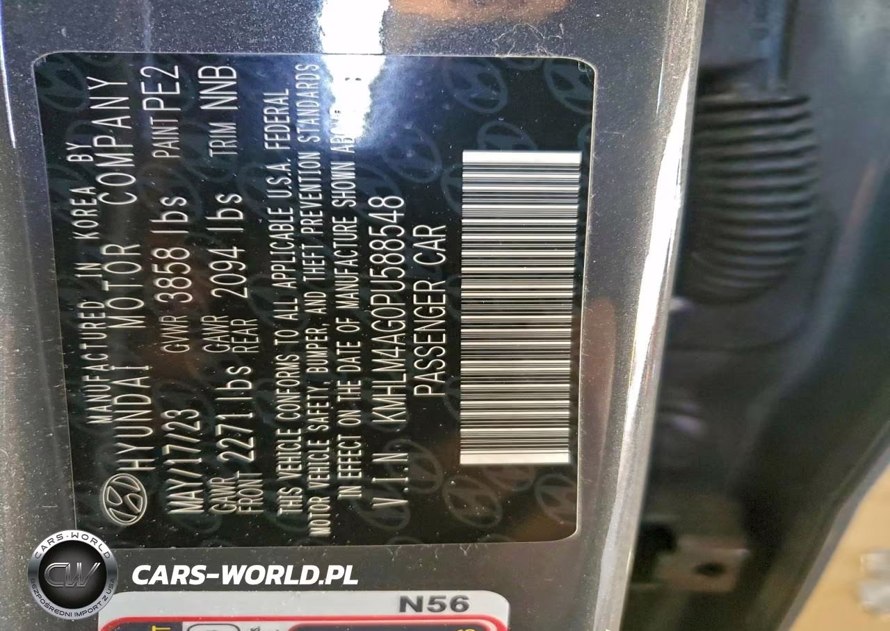2023 Hyundai Elantra Sel VIN:KMHLM4AG0PU588548 - 12