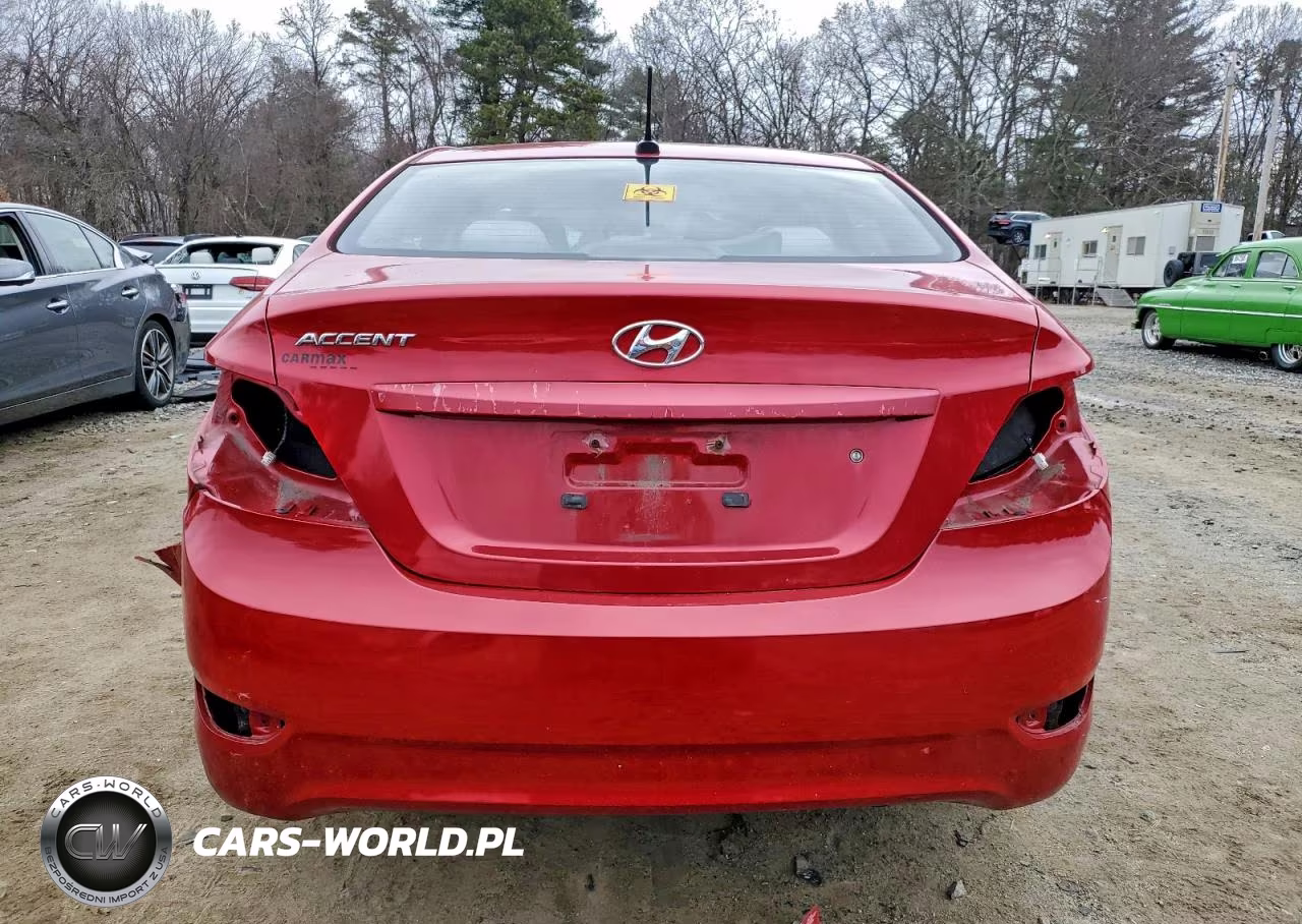 2012 Hyundai Accent Gls VIN:KMHCU4AE7CU184803 - 6