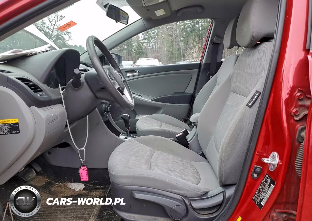 2012 Hyundai Accent Gls VIN:KMHCU4AE7CU184803 - 7