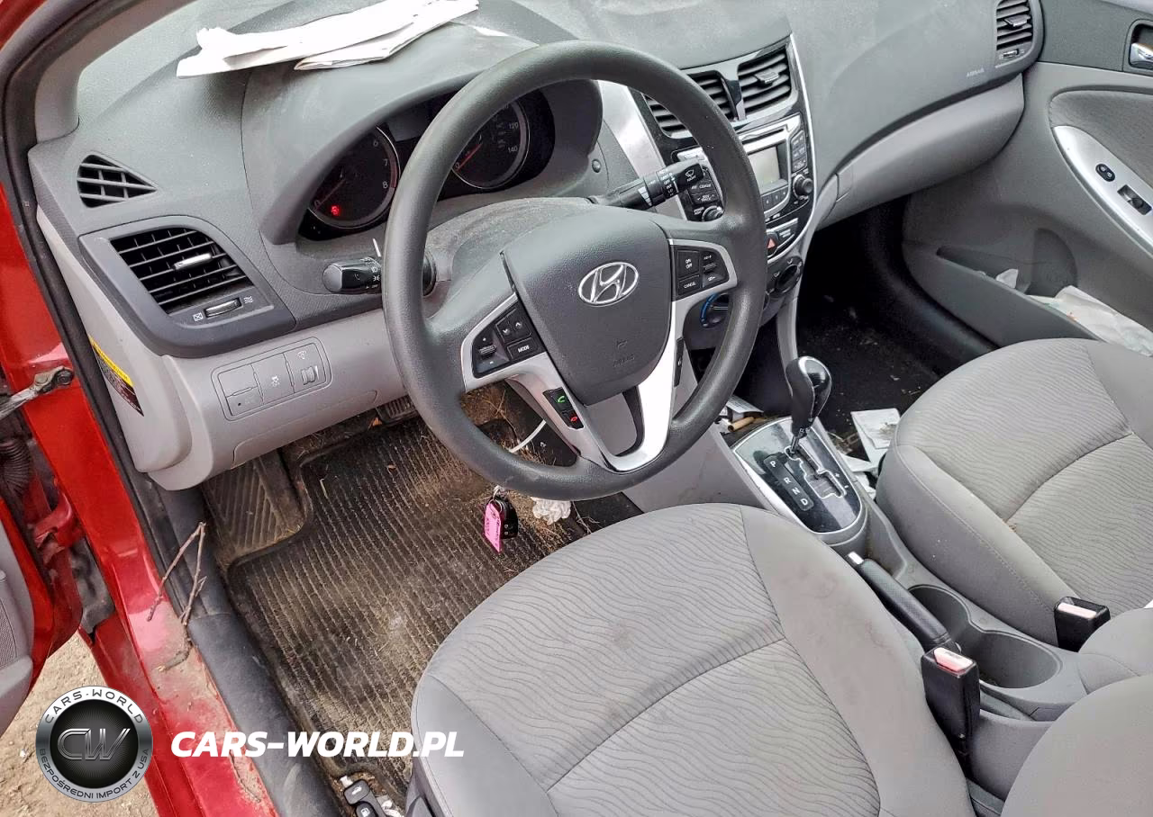 2012 Hyundai Accent Gls VIN:KMHCU4AE7CU184803 - 8