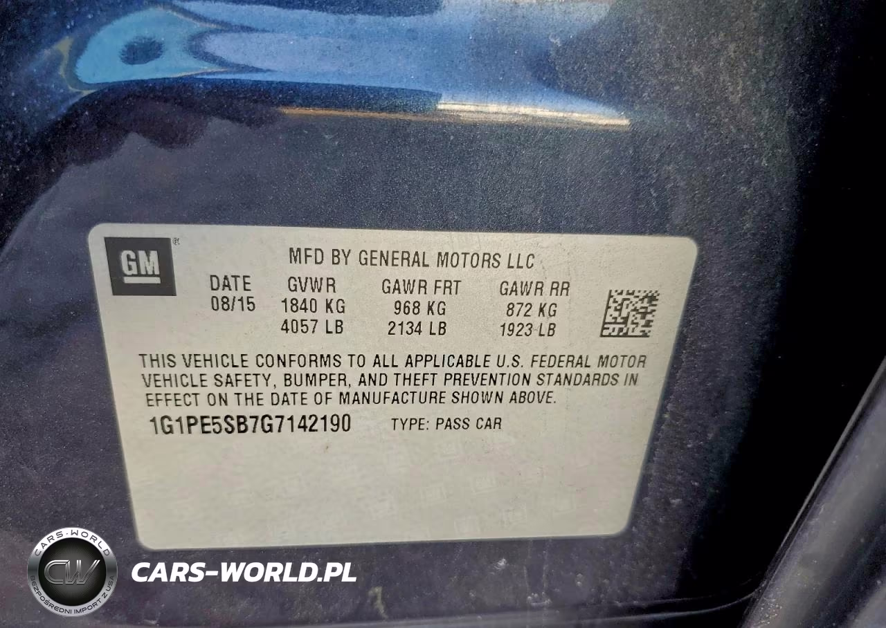 2016 Chevrolet Cruze Limited Lt VIN:1G1PE5SB7G7142190 - 12