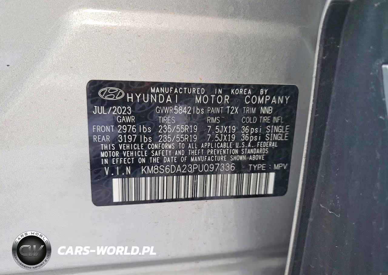 2023 Hyundai Santa Fe Sel VIN:KM8S6DA23PU097336 - 13