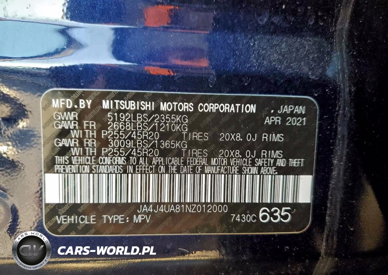 2022 Mitsubishi Outlander Se VIN:JA4J4UA81NZ012000 - 14