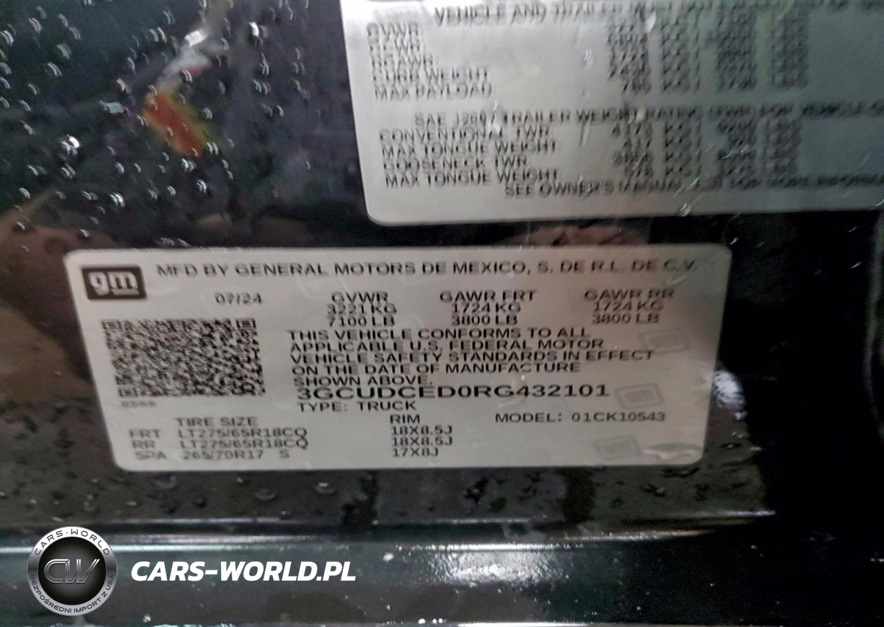 2024 Chevrolet Silverado K1500 Trail Boss Custom VIN:3GCUDCED0RG432101 - 12