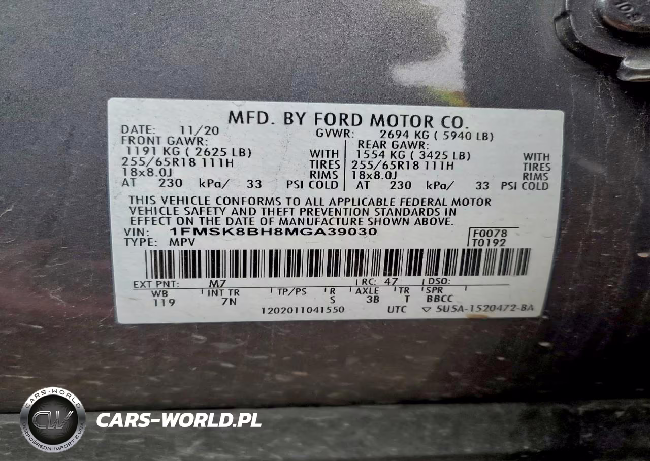 2021 Ford Explorer VIN:1FMSK8BH8MGA39030 - 13