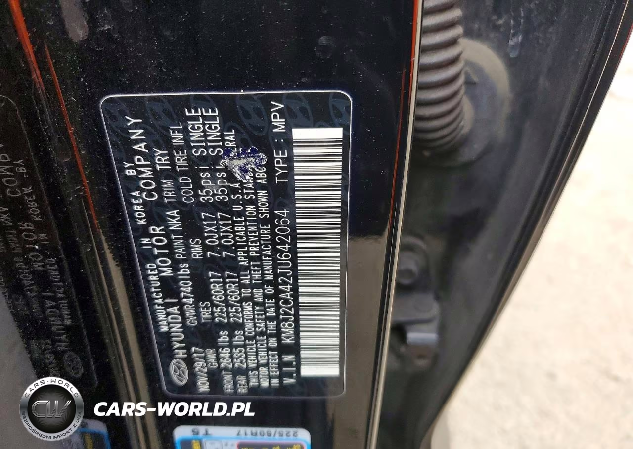 2018 Hyundai Tucson Se VIN:KM8J2CA42JU642064 - 14