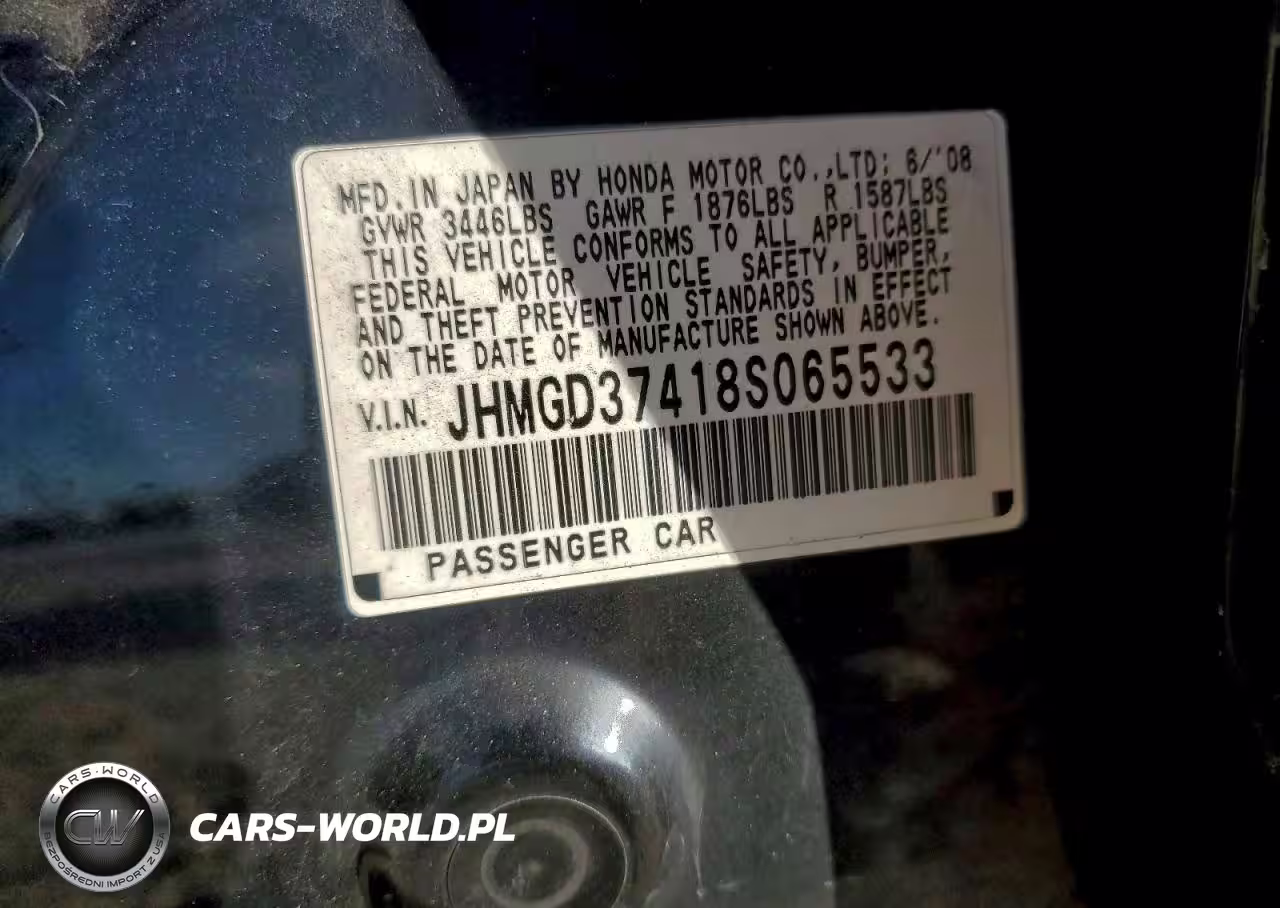 2008 Honda Fit VIN:JHMGD37418S065533 - 13