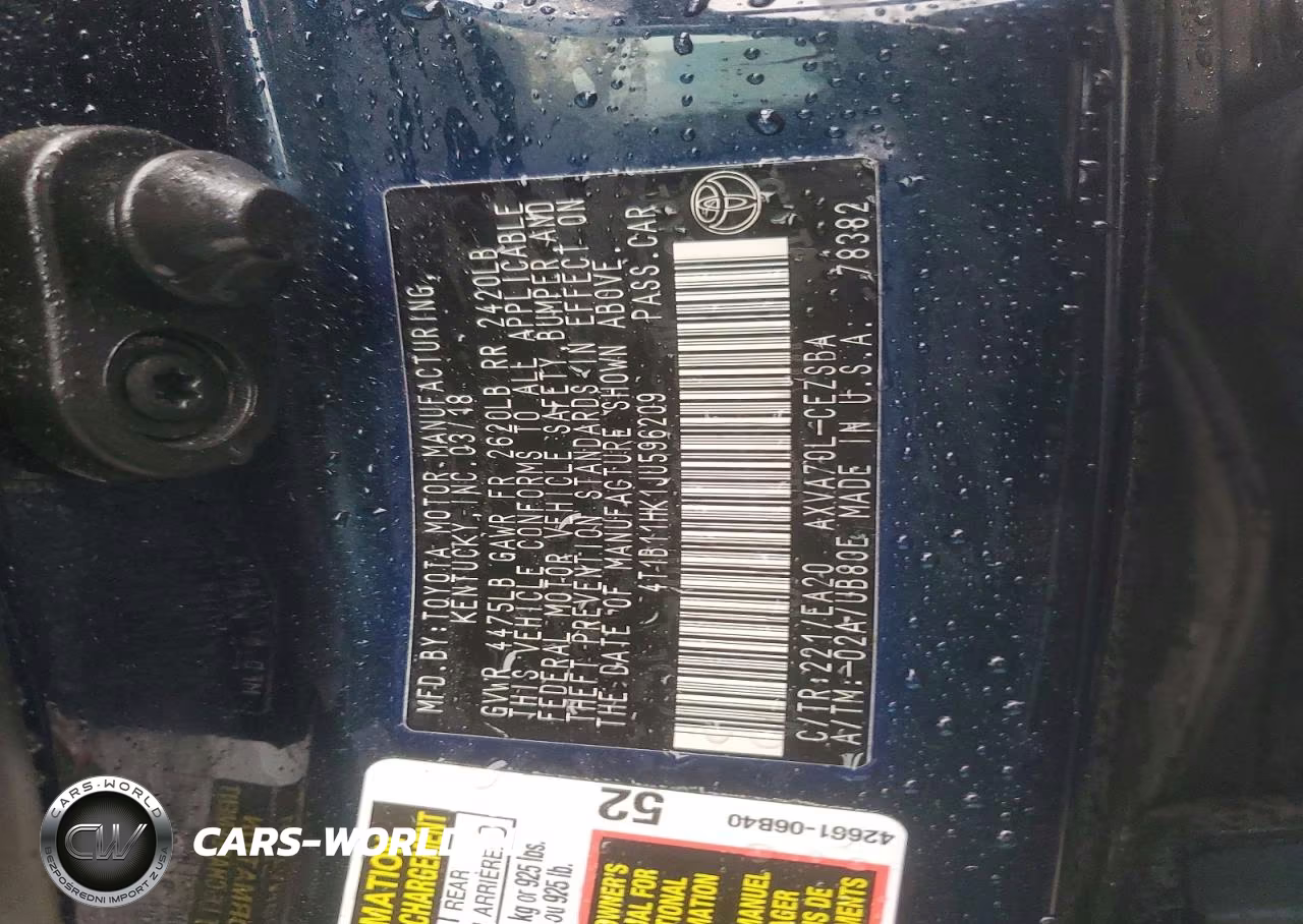2018 Toyota Camry L VIN:4T1B11HK1JU596209 - 12