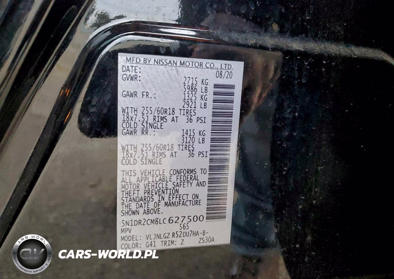 2020 Nissan Pathfinder Sl VIN:5N1DR2CM8LC627500 - 13
