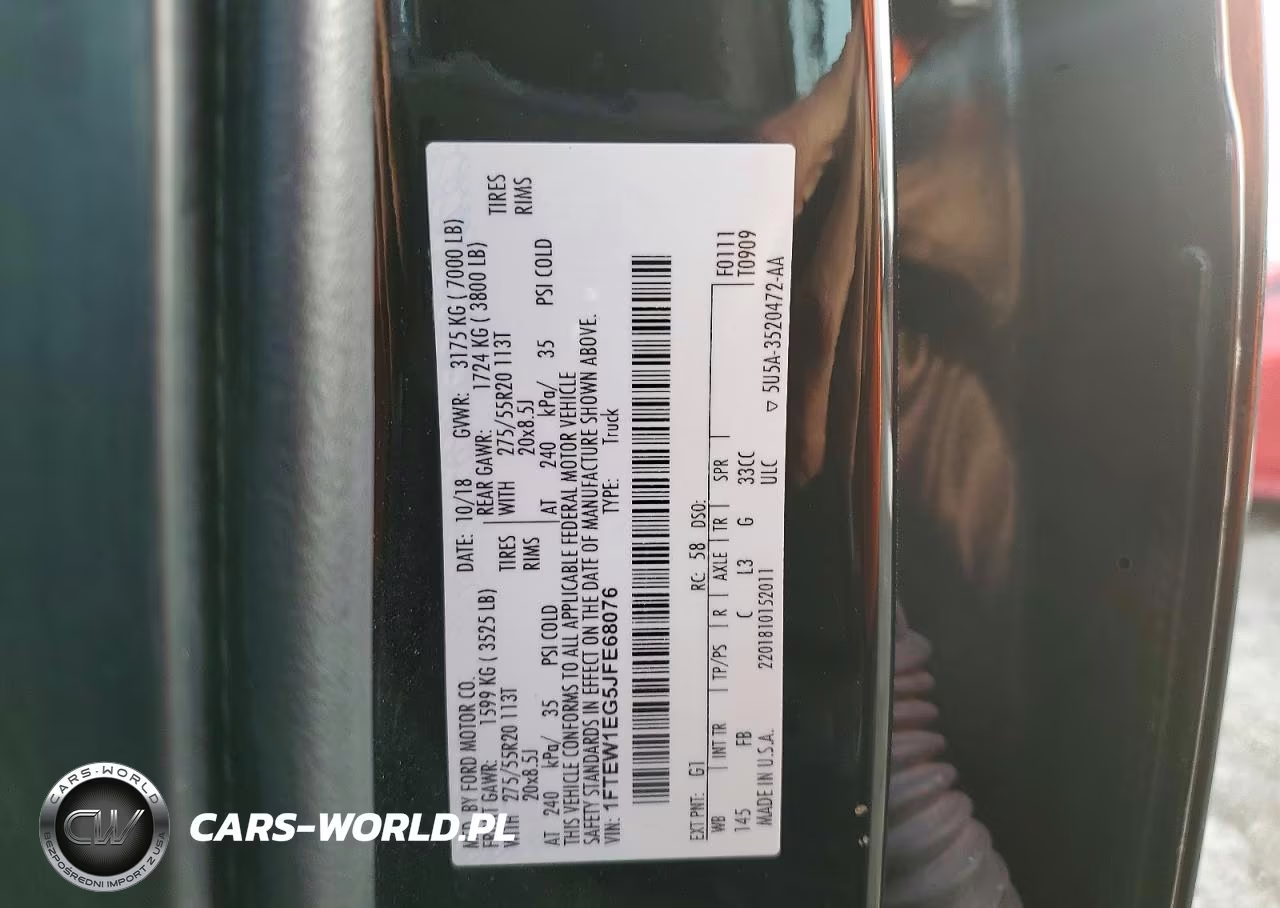 2018 Ford F150 Supercrew VIN:1FTEW1EG5JFE68076 - 12