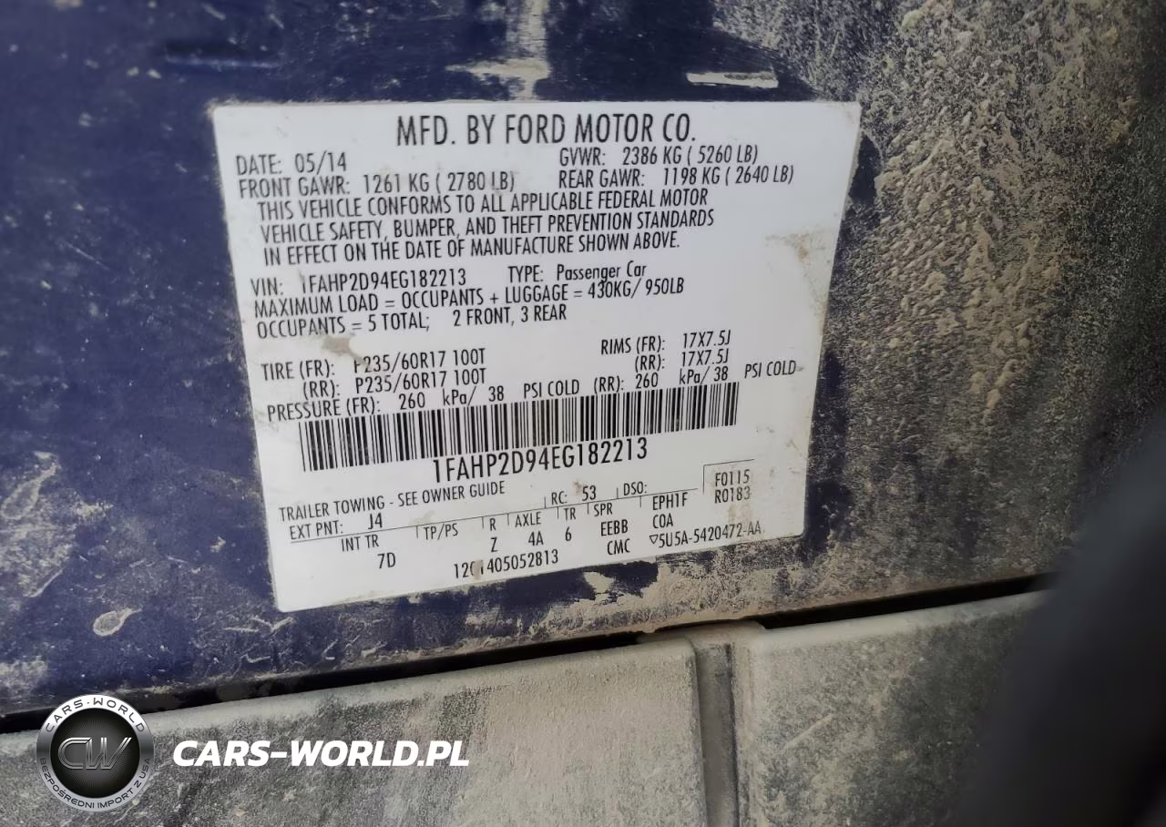 2014 Ford Taurus Se VIN:1FAHP2D94EG182213 - 12