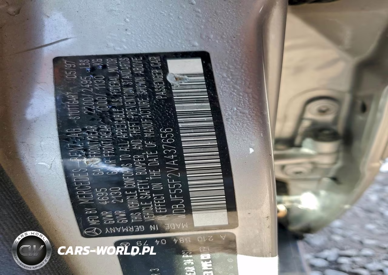 1997 Mercedes-Benz E 320 VIN:WDBJF55F2VA437656 - 12