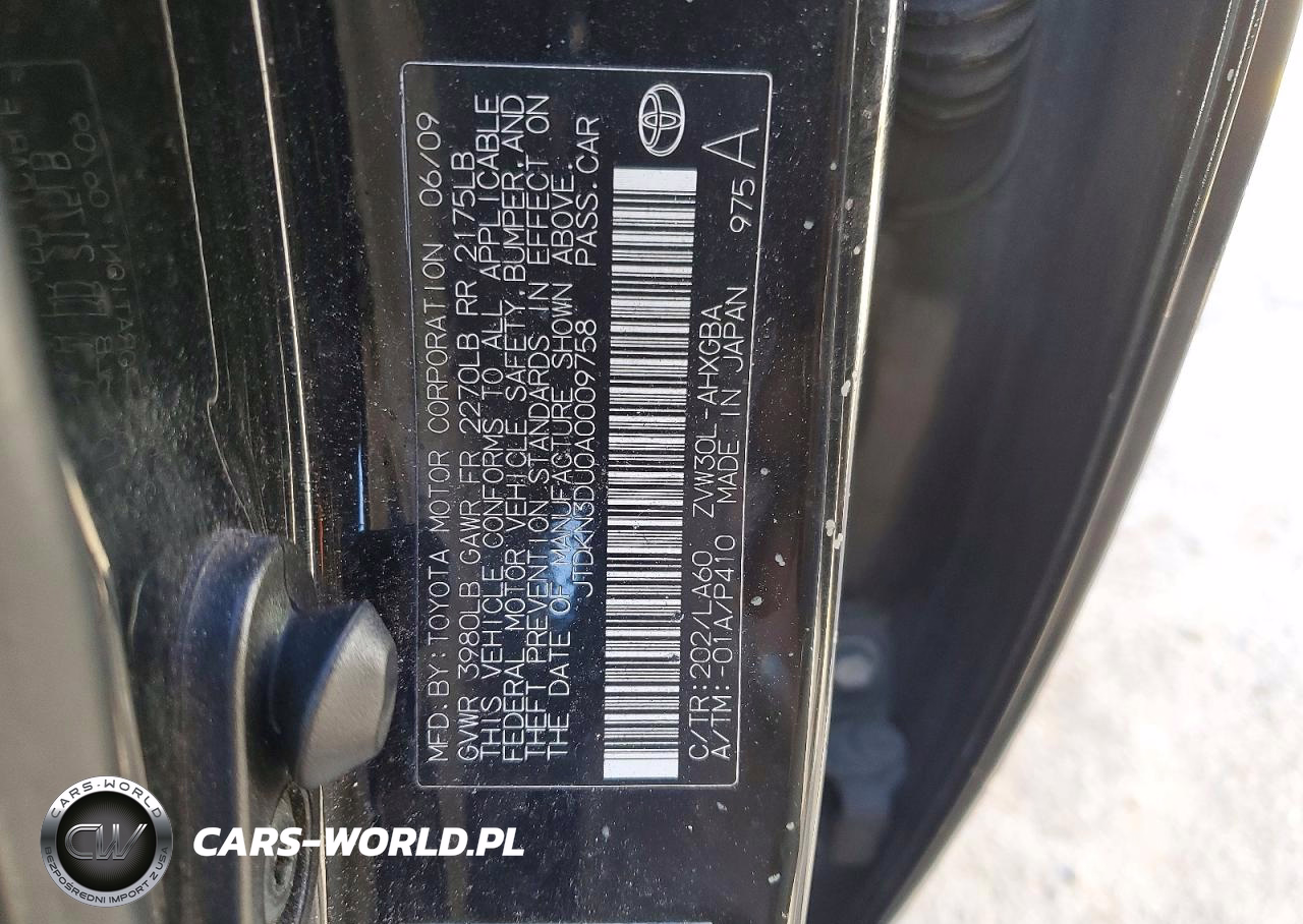 2010 Toyota Prius Iv VIN:JTDKN3DU0A0009758 - 13