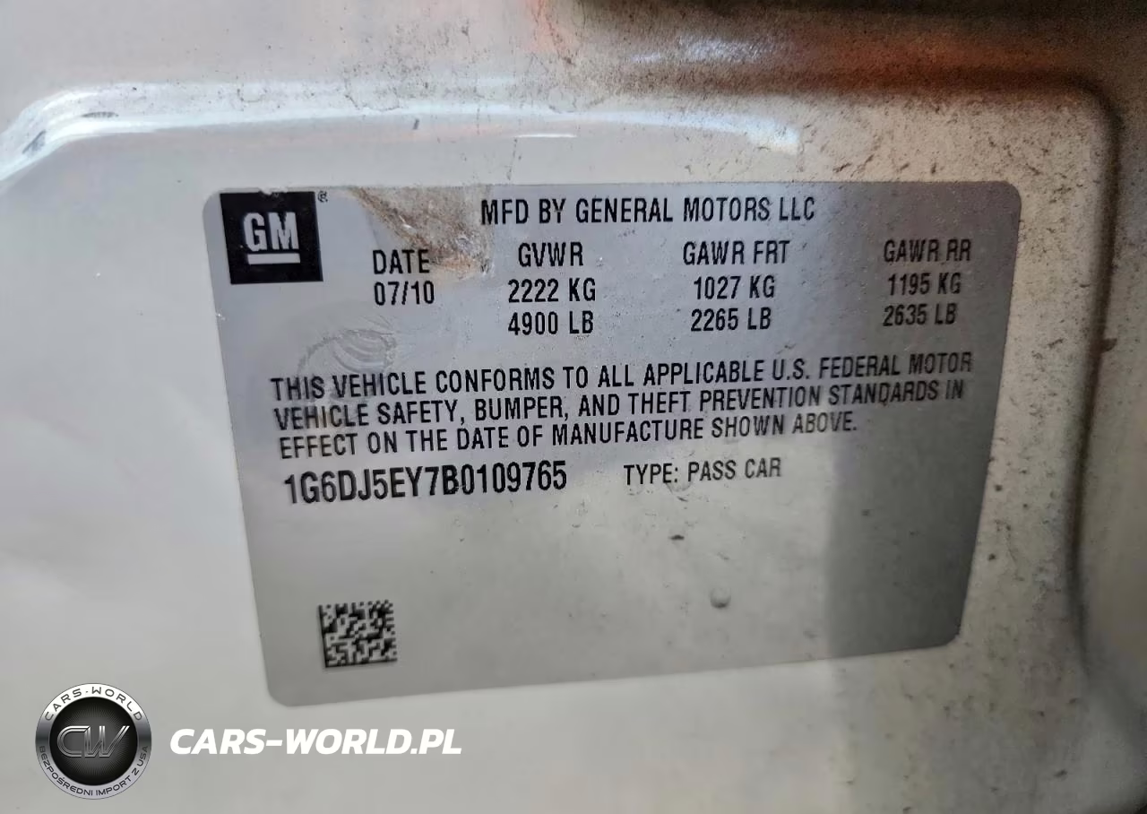 2011 Cadillac Cts Performance Collection VIN:1G6DJ5EY7B0109765 - 13